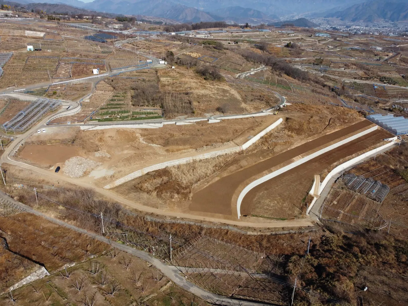 圃場整備の施工写真 3