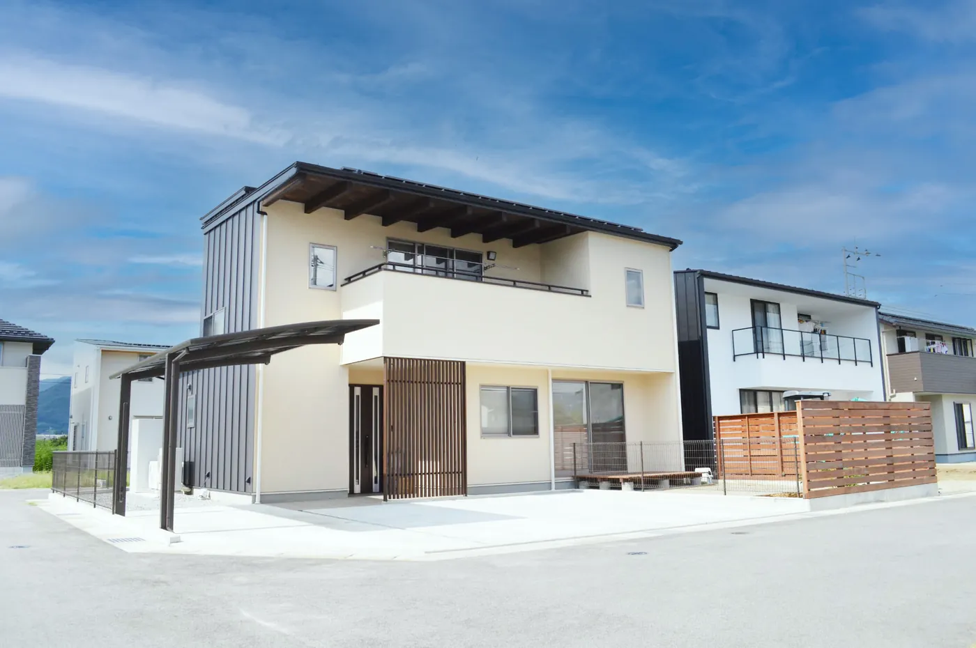 当社が施工した住宅の外観